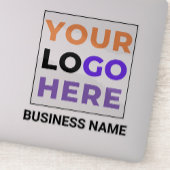 Koffer Logo & Naam | Transparant waterdicht Sticker