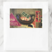  koffer rechthoekige sticker (Tas)