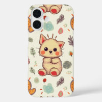 koffertje met een leuke kattentelefoon