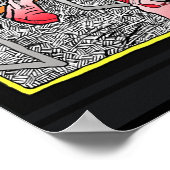 Koffie 11 x 16 inch op de beker poster (Hoek)