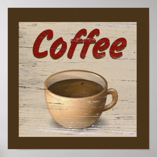 Koffie 2 poster (Voorkant)
