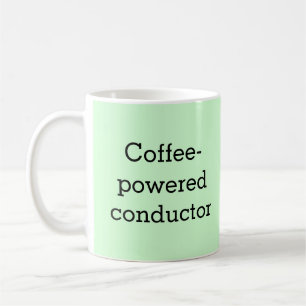 Koffie Aangedreven Dirigent Muzikant Gepersonalise Koffiemok