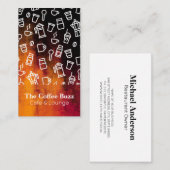 Koffie Accessoires Patroon | Cafe Visitekaartje (Voorkant / Achterkant)