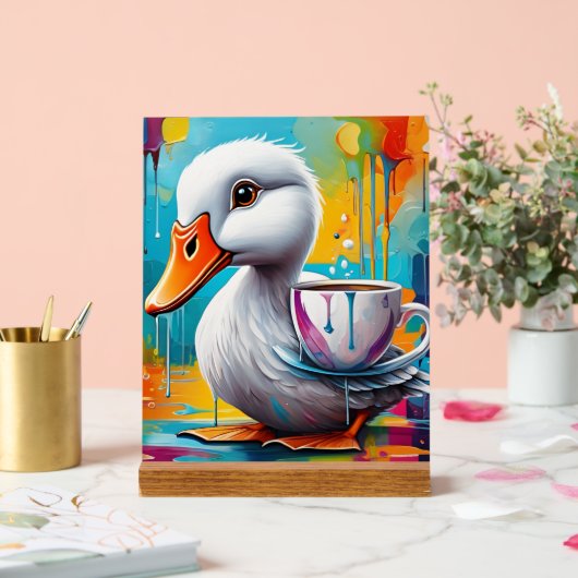 Koffie Acryl Bord (Huwelijk)