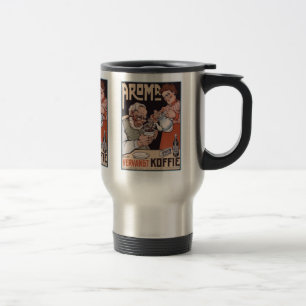 Koffie advertentie: Aroma Vergangt Koffie Reisbeker