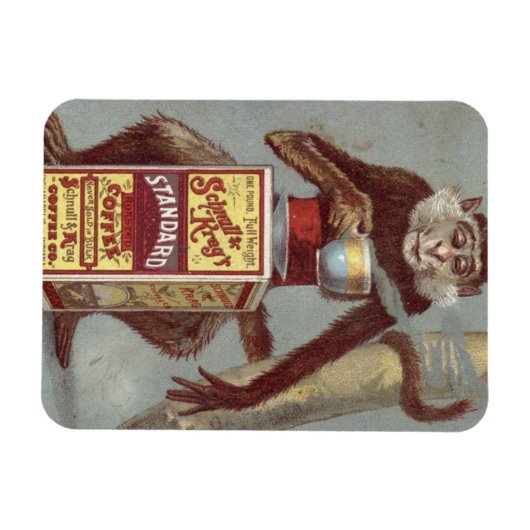  koffie-advertentie magneet (Horizontaal)