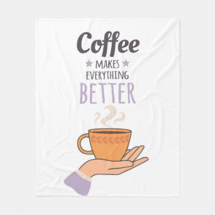 Koffie alstublieft fleece deken