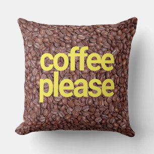 Koffie alstublieft kussen