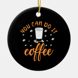 Koffie Art die je kan maken Koffie Keramisch Ornament