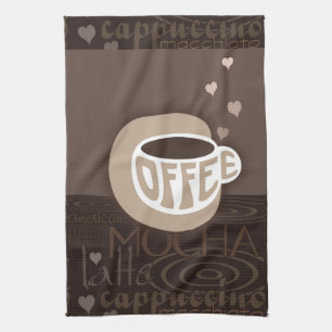 Koffie Art Keuken Handdoek