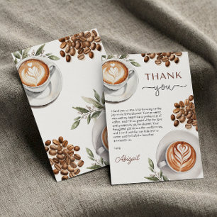 Koffie Baby shower - een Baby is brouwen Dank u Bedankkaart