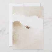 koffie-Baby shower Kaart (Achterkant)