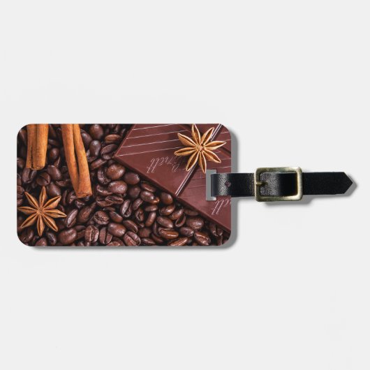 koffie bagagelabel (Voorkant horizontaal)