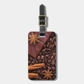 koffie bagagelabel (Voorkant verticaal)