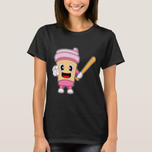 Koffie Baseball Knuppel T-shirt
