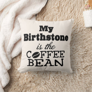 Koffie Bean Birthstone Decor Kussen
