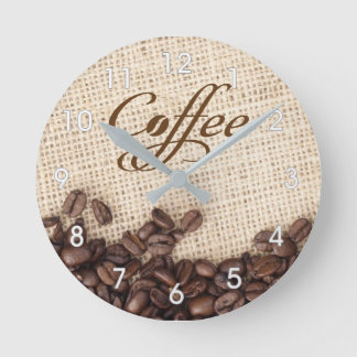 KOFFIE BEANS WALL CLOCK RONDE KLOK