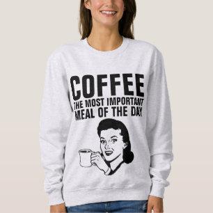 KOFFIE BELANGRIJKSTE MEAL VAN DE DAG T-ZWIT TRUI