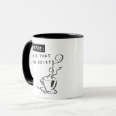 Koffie: Bewijs dat God bestaat? Mok (Voorkant links)