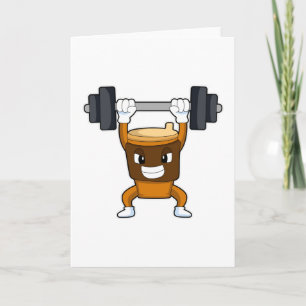 Koffie bij Krachttraining met halter Kaart