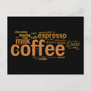 Koffie Briefkaart