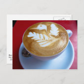 Koffie Briefkaart (Voorkant / Achterkant)