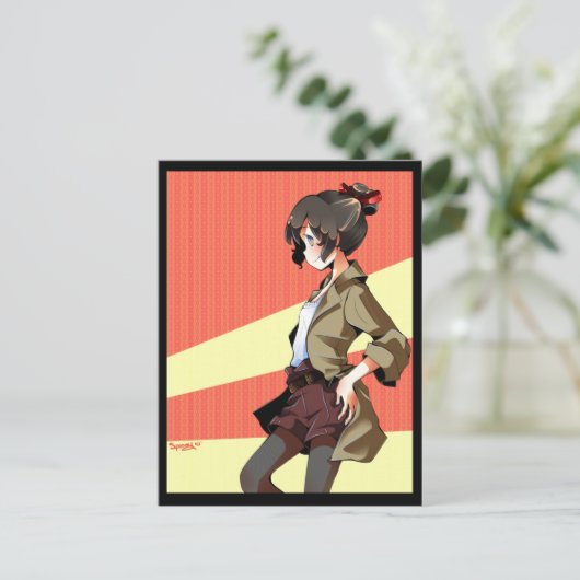 Koffie Briefkaart (Staand voorkant)