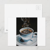 Koffie Briefkaart (Voorkant / Achterkant)