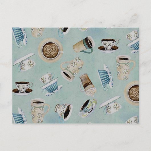 Koffie Briefkaart (Voorkant)