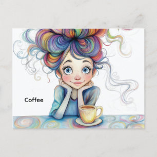 Koffie-Briefkaart Briefkaart