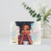 Koffie-Briefkaart Briefkaart (Staand voorkant)