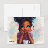 Koffie-Briefkaart Briefkaart (Voorkant / Achterkant)