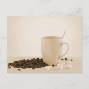 Koffie-Briefkaart Briefkaart