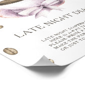 KOFFIE BROUWEN - Late night luiers spel Poster (Hoek)