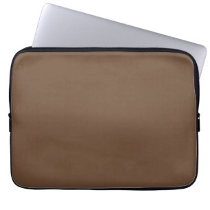 Koffie Bruin Stevige Kleur Laptop Sleeve