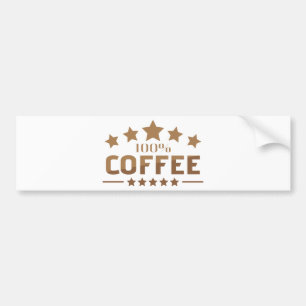 koffie bumpersticker