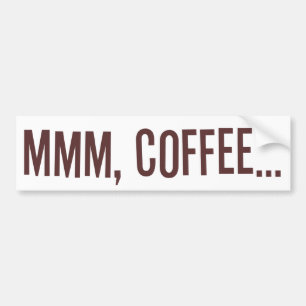 Koffie... Bumpersticker