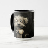 Koffie Buzz Hond Mok (Voorkant links)