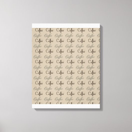 Koffie Canvas Afdruk (Voorkant)