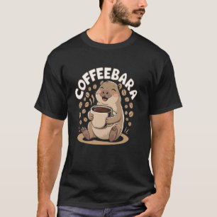 Koffie Capybara Liefhebber Knaagdier Wilde Dieren  T-shirt