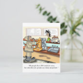 Koffie-Cartoon 9391 Briefkaart (Staand voorkant)