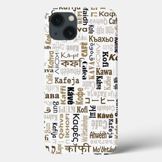 Koffie Case-Mate iPhone Case (Achterkant)