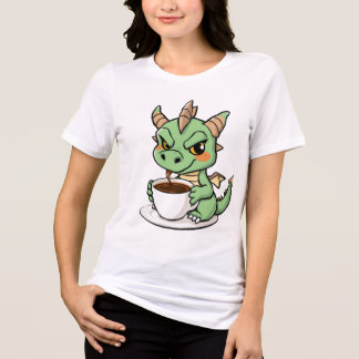 Koffie, Chaos & Drachenpower Tri-Blend Shirt