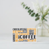 koffie (chitChat) Klantenkaartje (Staand voorkant)