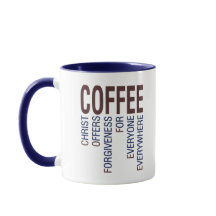 Koffie Christelijke afkorting Mok