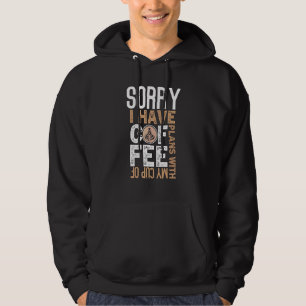 Koffie Citaat Koffieverslaving Koele koffie 14 Hoodie