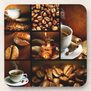 Koffie Collage 2 Bier Onderzetter