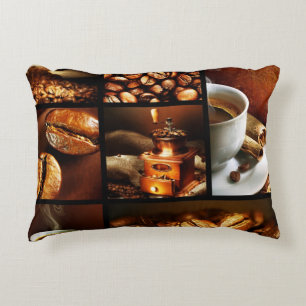 Koffie Collage 2 Decoratief Kussen