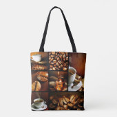 Koffie Collage 2 Draagtas (Achterkant)