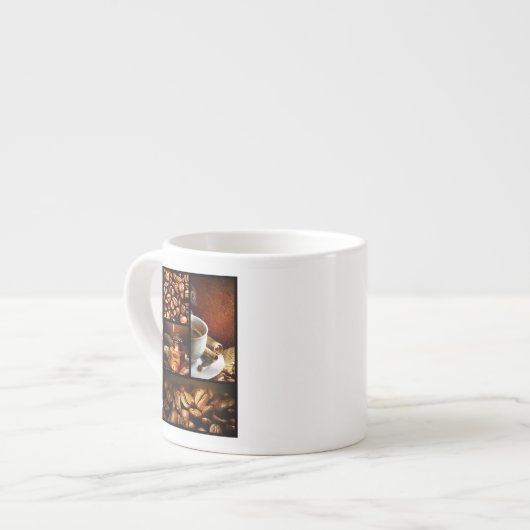 Koffie Collage 2 Espresso Kop (Voorkant links)